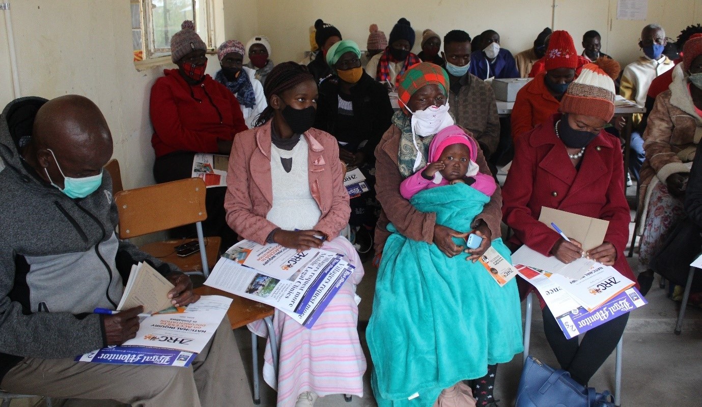 TRACE Participants at a mobile legal clinic (pic Credit Mafunda ZLHR).jpg